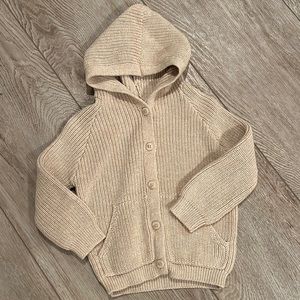 Jamie Kay hooded sweater.  Oatmeal. Size 3T
